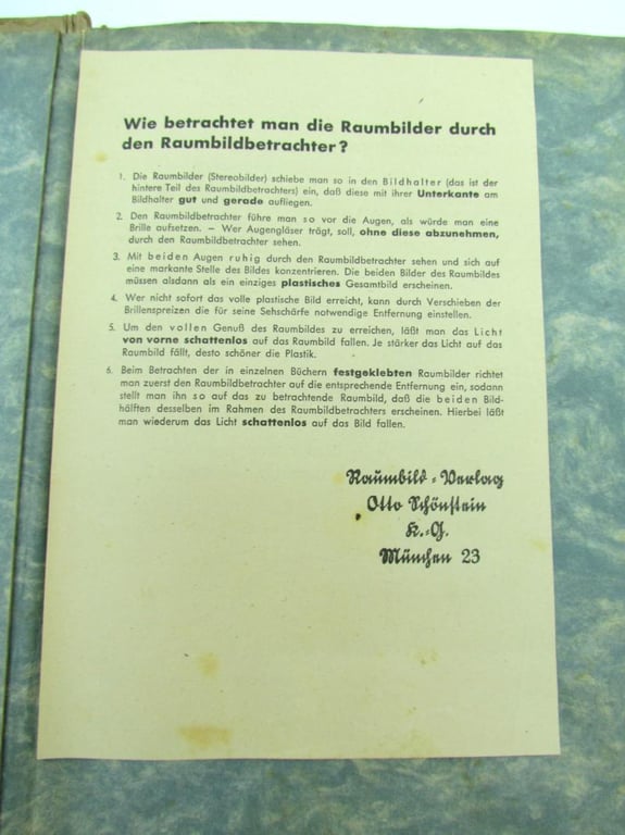 'Der Kampf im Westen' 3D Book