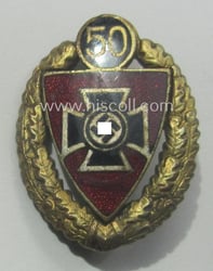 Honorary-membership-lapel-pin (aka: 'Goldene Ehrennadel für 50 Jahre Mitgliedschaft...