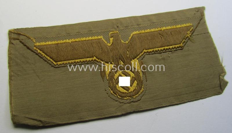 Attractive, WH (Kriegsmarine) 'tropical-issue' (ie. DAK or: 'Deutsches Afrika Korps'-related-) breasteagle, as executed in neat so-called: 'BeVo'-weave style that comes in a 'virtually mint- ie. unissued', condition