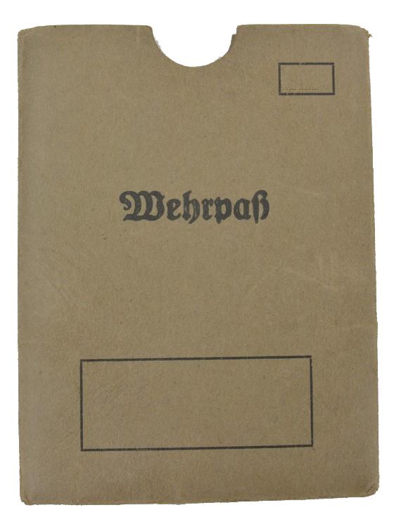 German WH Wehrpass with Cover 'Albert Fuchs'