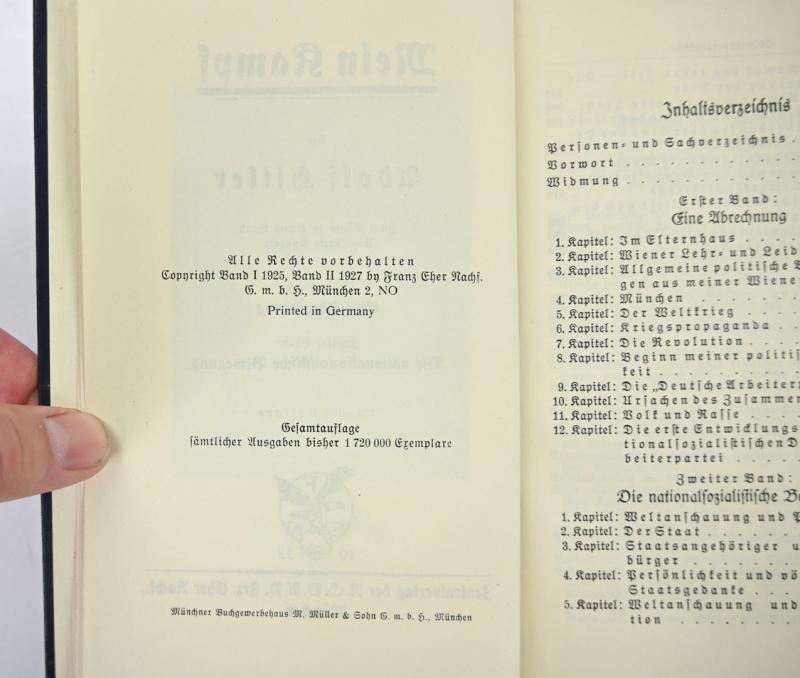 German Adolf Hitler Mein Kampf Book 1935