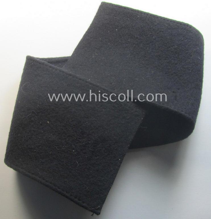 'Nationalsozialistischer Kriegsopferversorsung'- (ie. 'N.S.K.O.V.'-) related smooth-woolen-based armband (ie. 'Armbinde') showing a typically centered- and/or 'BeVo'-woven patch period-attached