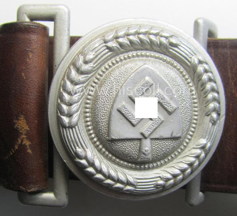 'Reichsarbeitsdienst'- (ie. RAD-) officers'-type belt and belt-buckle-set