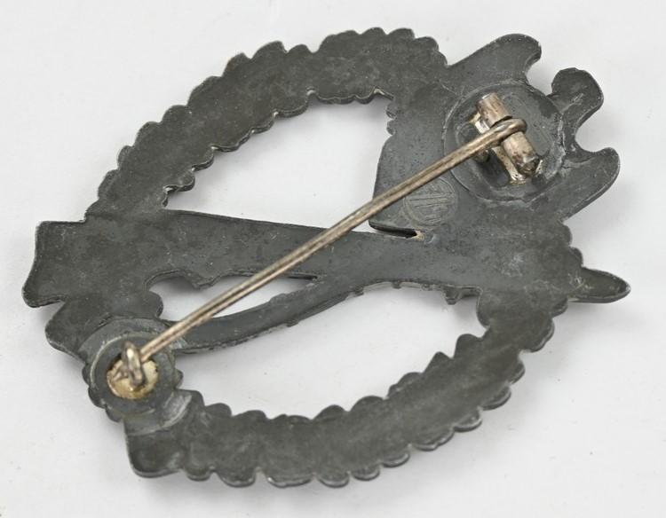 German Infantry Assault Badge in Silver 'Fritz Zimmermann'.'