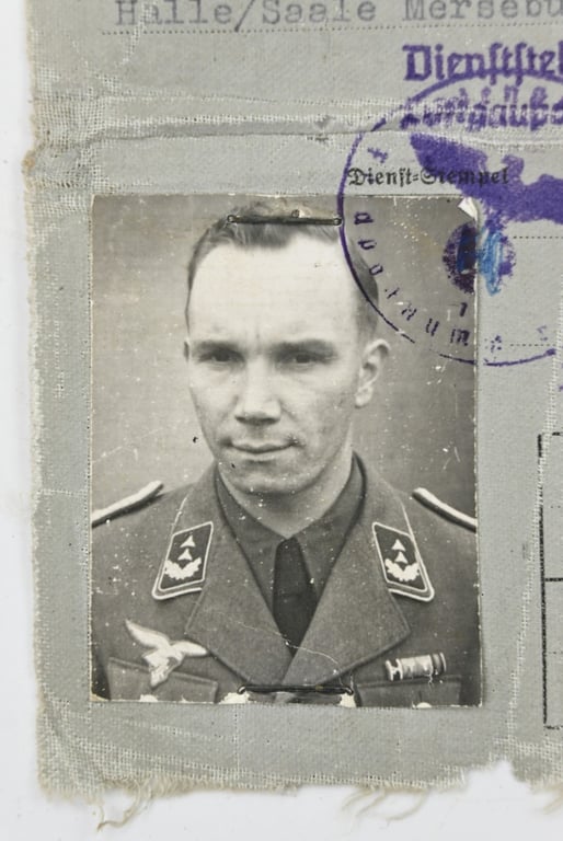 German LW Member Pass Gun-Inspector