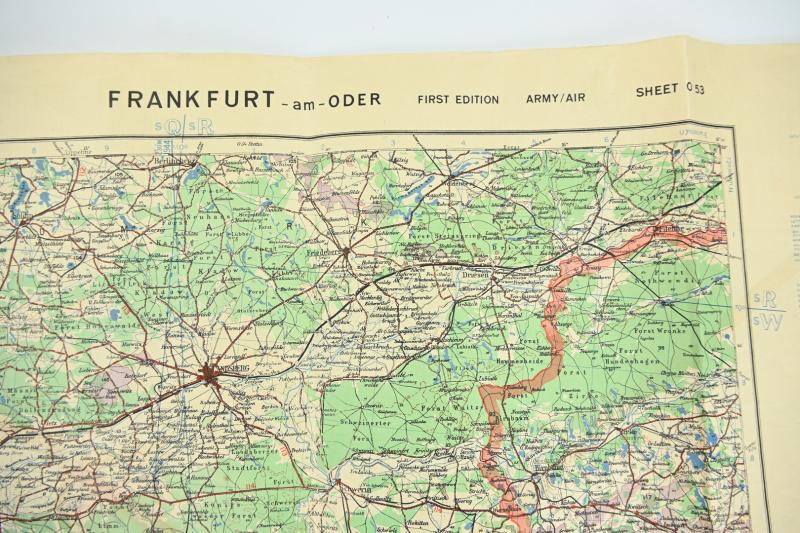 German WH /Allied RoadMap Newcastle /Frankfurt