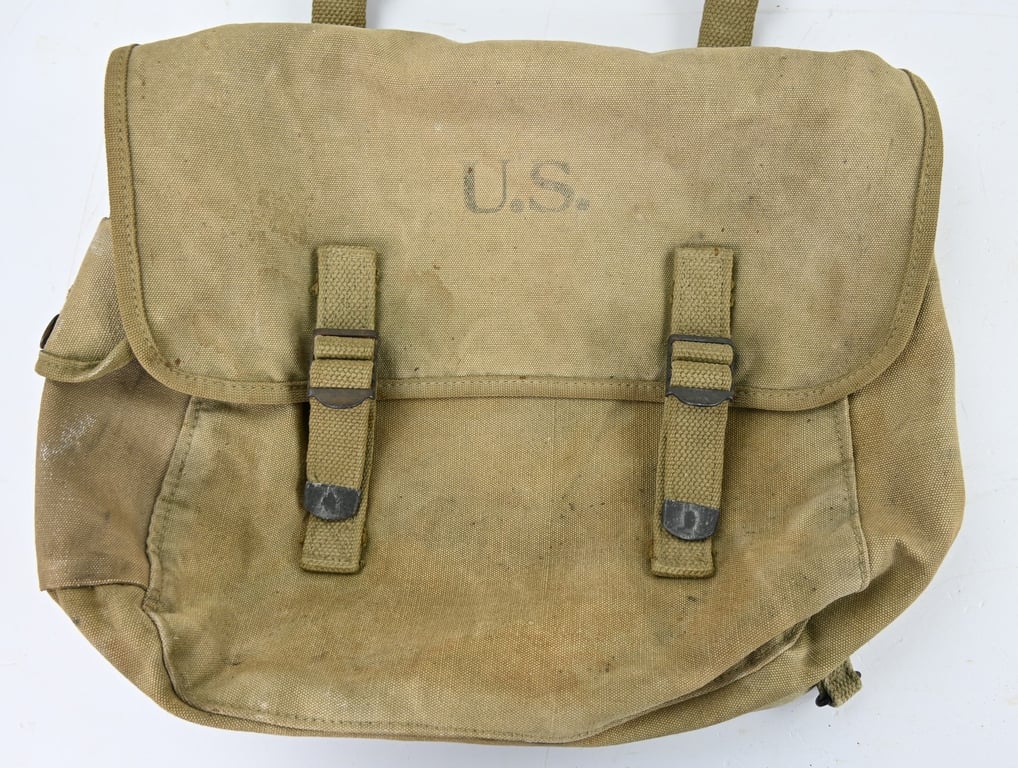 US WW2 M-1936 Musset Bag with Messtin 'Groesbeek'