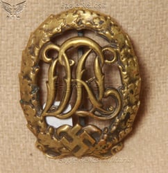 DRL ‘Reichssportabzeichen’ Bronze Sports Badge.