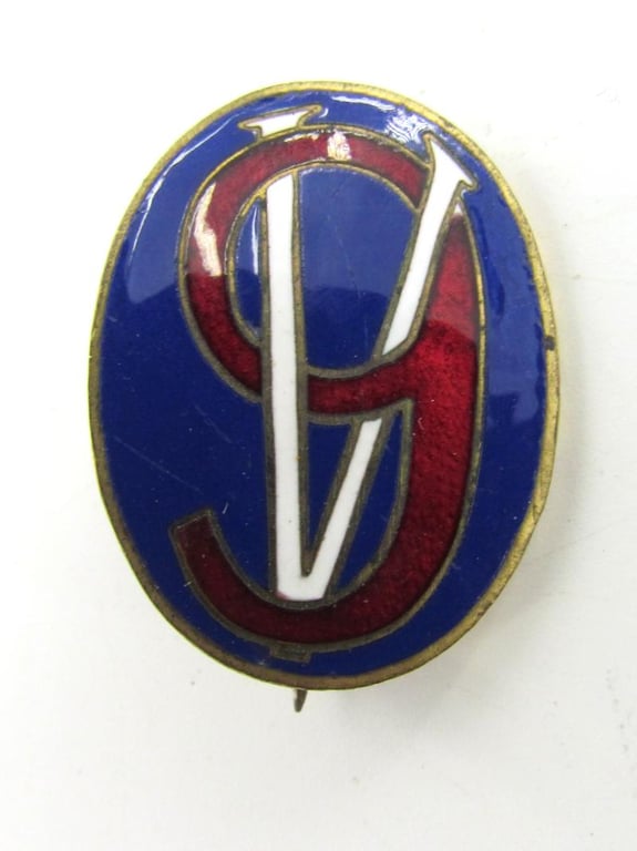 US WWII 95th Infantry Division Patch & Brooche