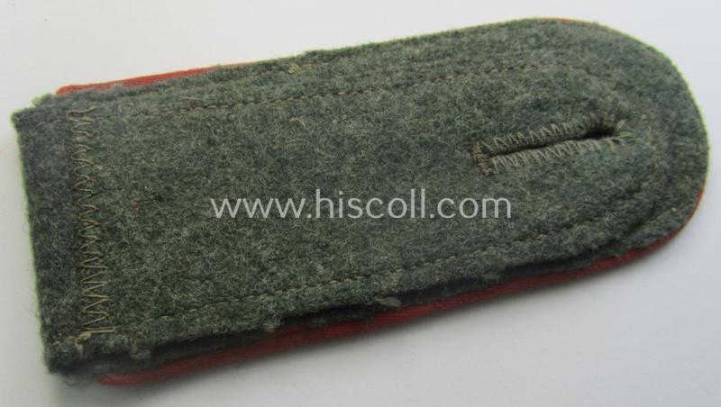 Single, early- (ie. mid-war-)period WH (Heeres) so-called: 'M41 o. 43'-pattern, EM-type shoulderstrap as was intended for - and with certainty worn by! - a: 'Soldat eines (Sturm)Artillerie Abts. o. Rgts.'