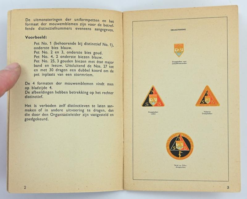 Dutch NSB Booklet 'Distinctieven der Beweging'