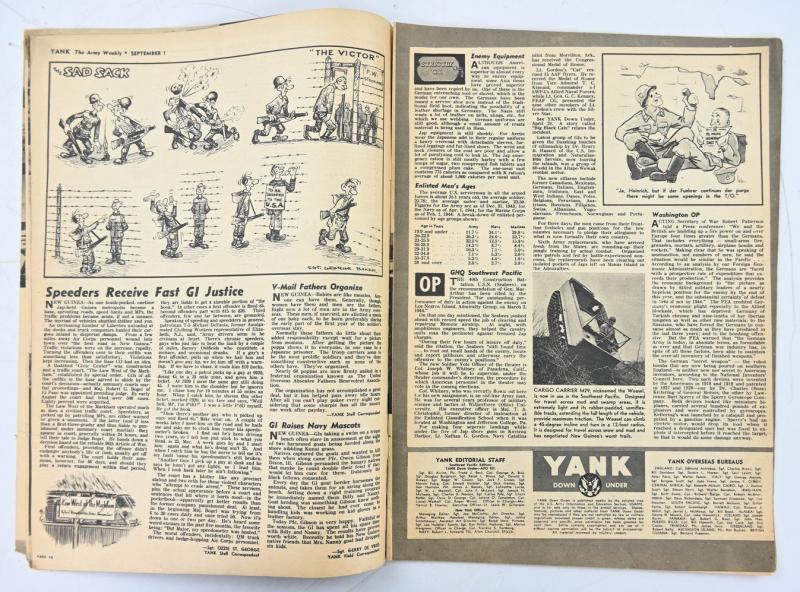 US WW2 Yank Magazine September 1944