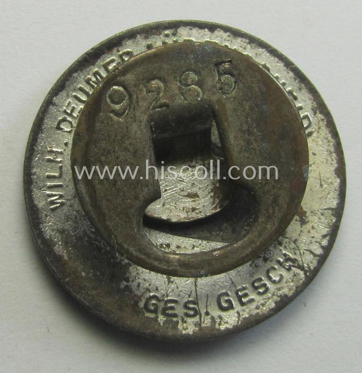 DLV (ie. 'Deutscher Luftsportsverband'): 'Segelflieger-B-Abzeichen' (with engraved serial-number: '9285')