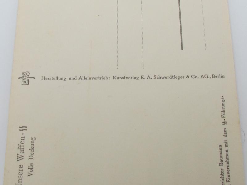 Postcard : Unsere Waffen-SS