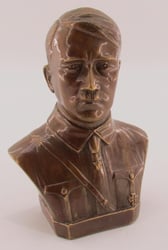 Brass Material Bust of Adolf Hitler