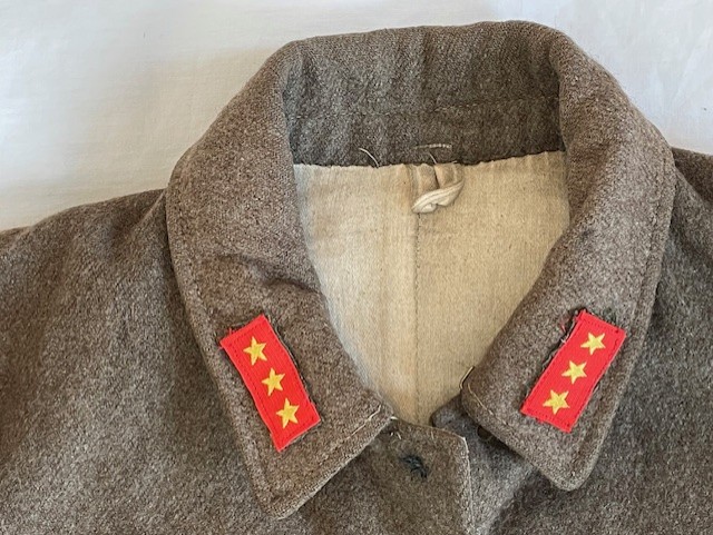 WONDERFUL ORIGINAL WWII JAP OTHER RANKS 4 POCKET TUNIC RANK OF PRT.