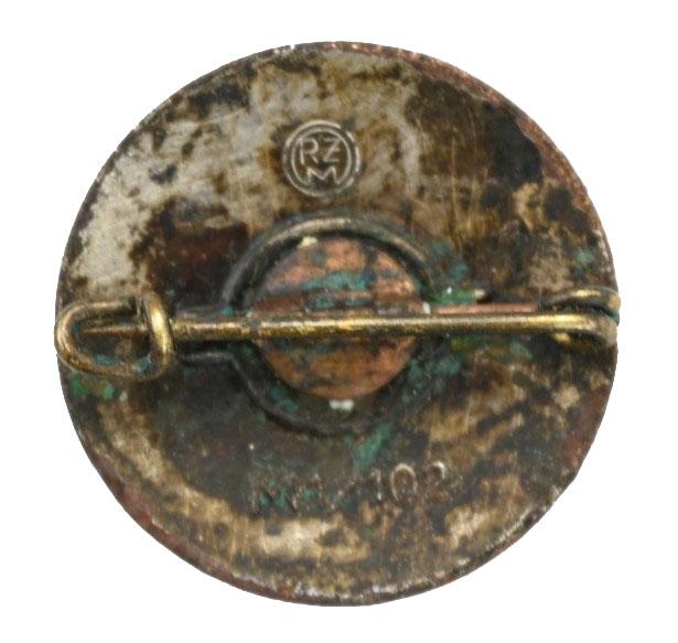 German Hitler Youth Shooting Badge with Portrait Picture and Shooting Booklet.