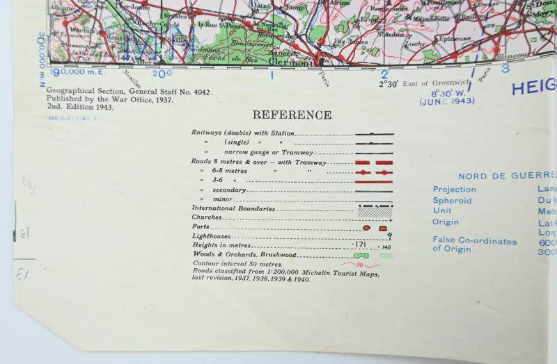 British WW2 Mapcase of Capt. Harris RASC