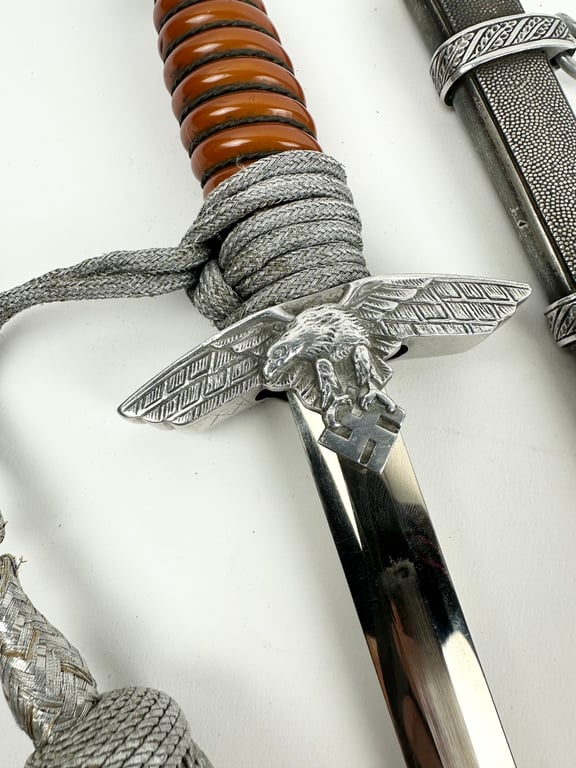 WW2 German Luftwaffe Officers Dagger with Portepee