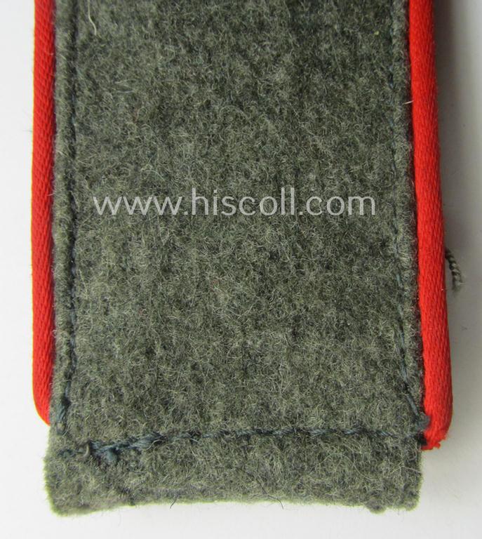 Single, early- (ie. mid-war-)period WH (Heeres) so-called: 'M41 o. 43'-pattern, EM-type shoulderstrap as was intended for - and with certainty worn by! - a: 'Soldat eines (Sturm)Artillerie Abts. o. Rgts.'