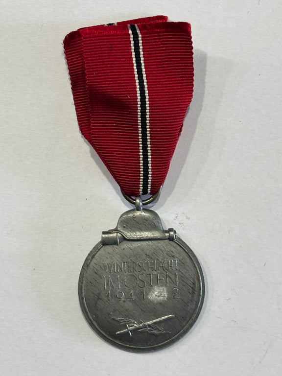 Eastern Front Medal & Ribbon "127" Moritz Hausch