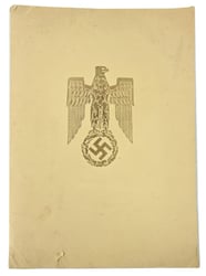 German Third Reich Promotion Document 'Oberamtsrichter'