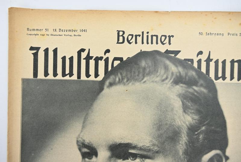 German Berliner Illustrierte Zeitung Newspaper December 1941
