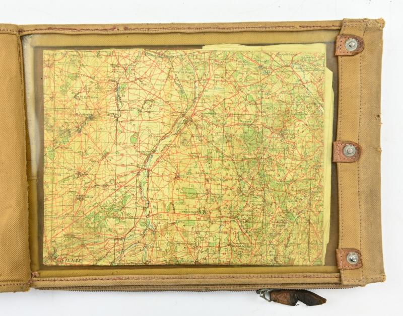 British WW2 Officer Mapcase 'Caen Normandy'