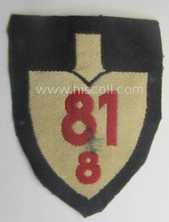 'BeVo'-woven enlisted-mens'- (ie. NCOs'-) pattern, so-called: RAD (ie....