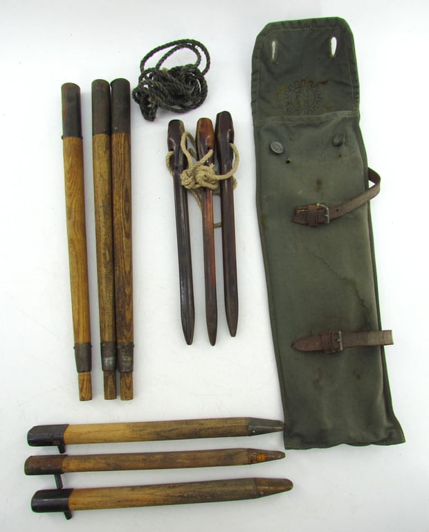 Shelter Quarter Equipment (Zeltbahn Ausrüstung) with "Teno" Stamp