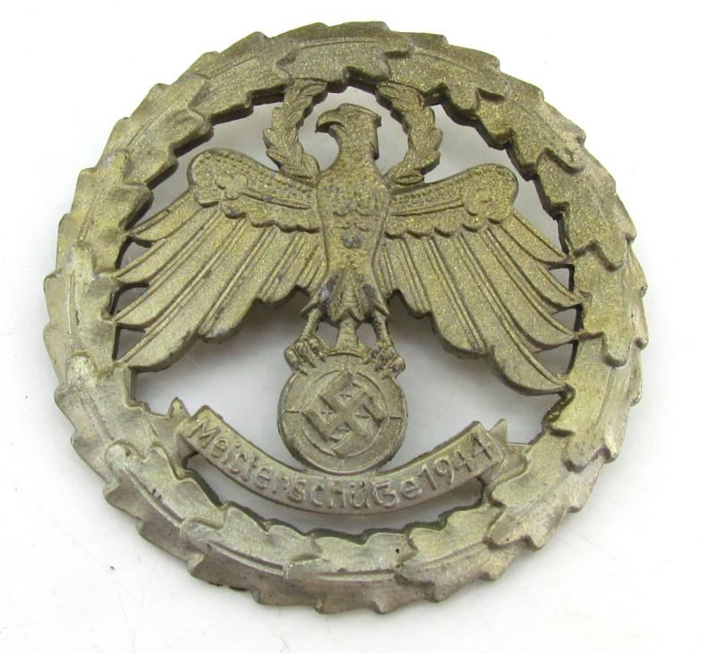 3x Tyrolean Marksmanship Gau Master Shooting Badge in original case ( rare )