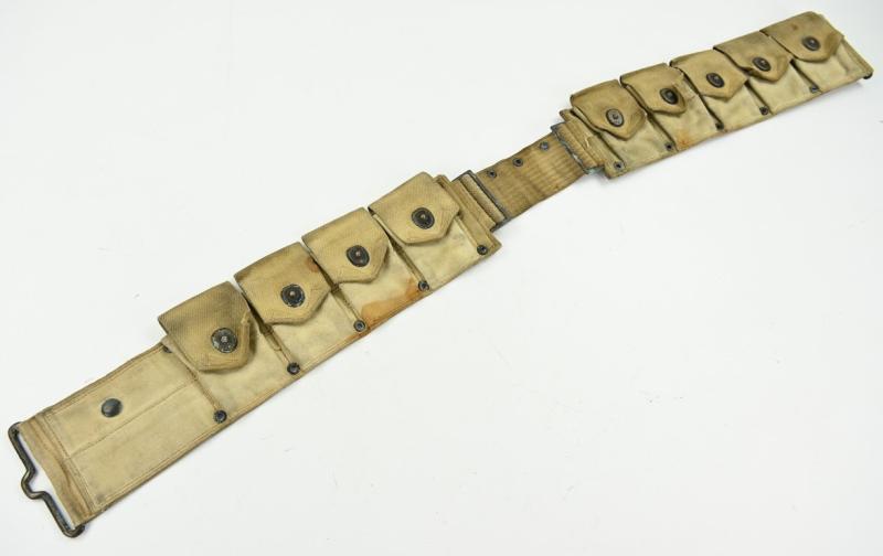 US WW1/WW2 M-1918 Cal.30 Cartridge Belt Mounted