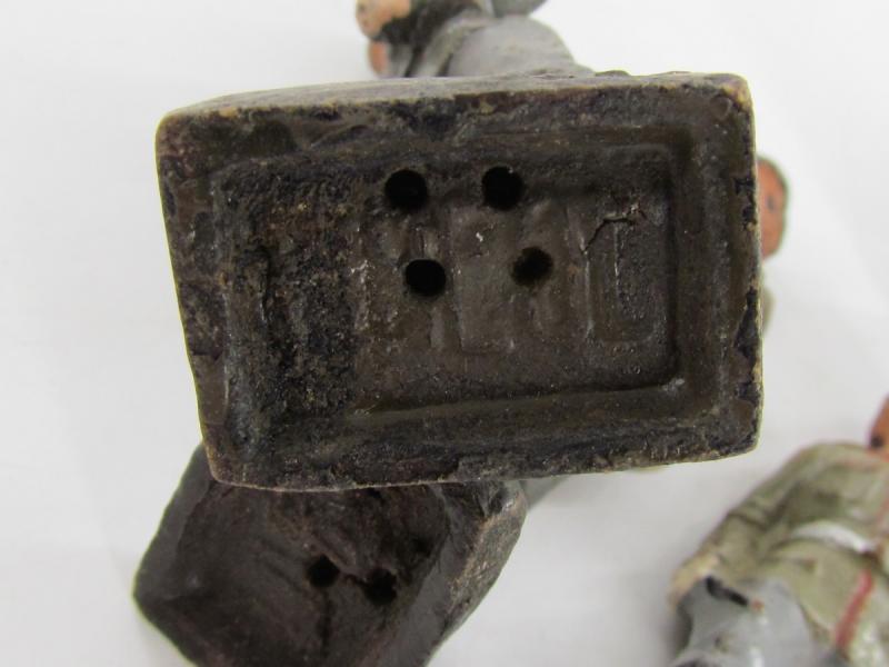 Grouping of 7 x WW2 Era German Toy Soldiers