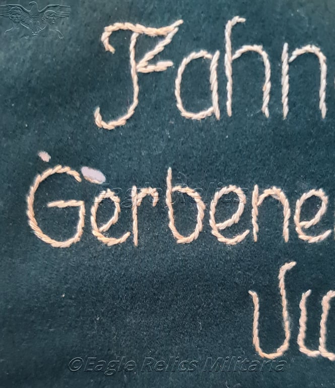 16th Company Pioneers Presentation table flag