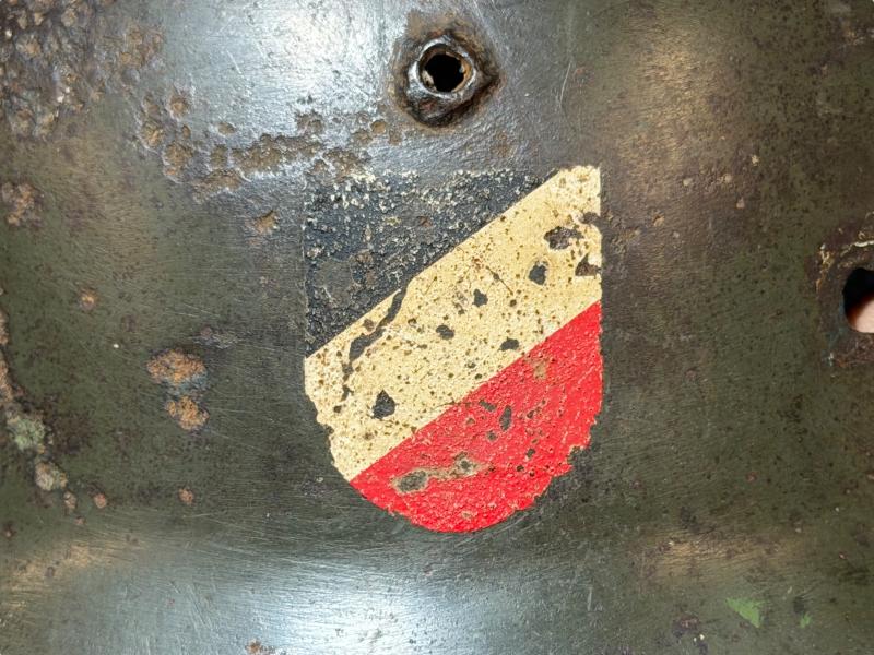 WH (HEER) M35 Double Decal Helmet Shell