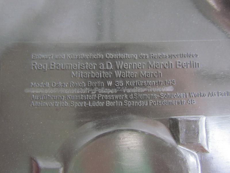 1936 Berlin Olympics Stadium Model In Original Box...Rare