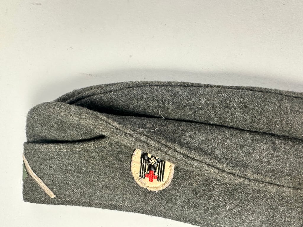 Deutsche Rotes Kreuz (D.R.K) Enlisted Ranks Overseas / Side Cap