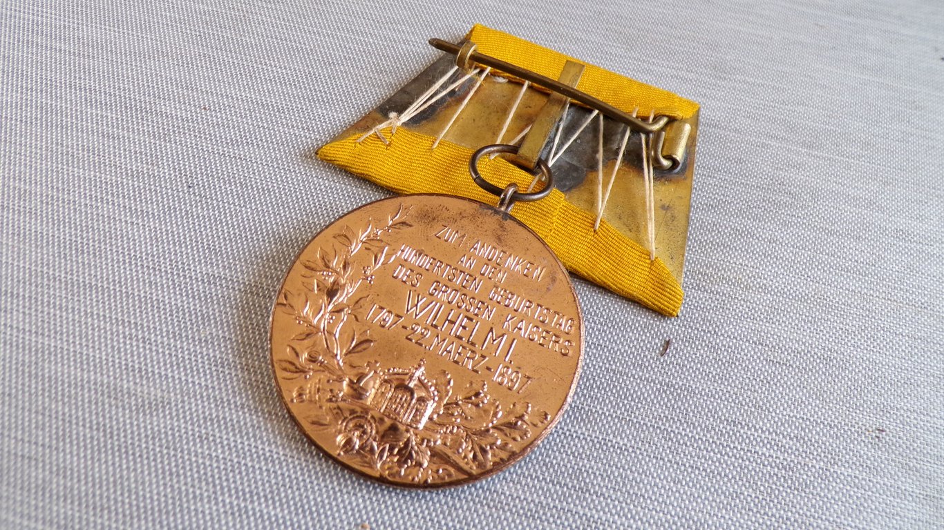 1897 Kaiser Wilhelm I Centenary Medal