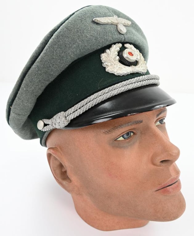 German WH Heer Officer Administrative Visor Cap