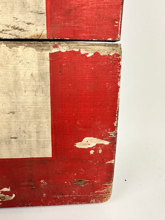 Orginal German WH Warning Sign 'Blindgänger'