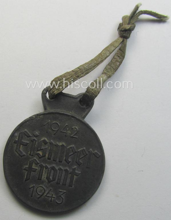WH 'Gebirgsjäger'-related item: a semi-official, commemorative-medal (ie. talisman or 'Url') entitled: 'Eismeerfront - 1942-1943'