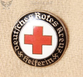 German Red Cross service brooch for helper -...