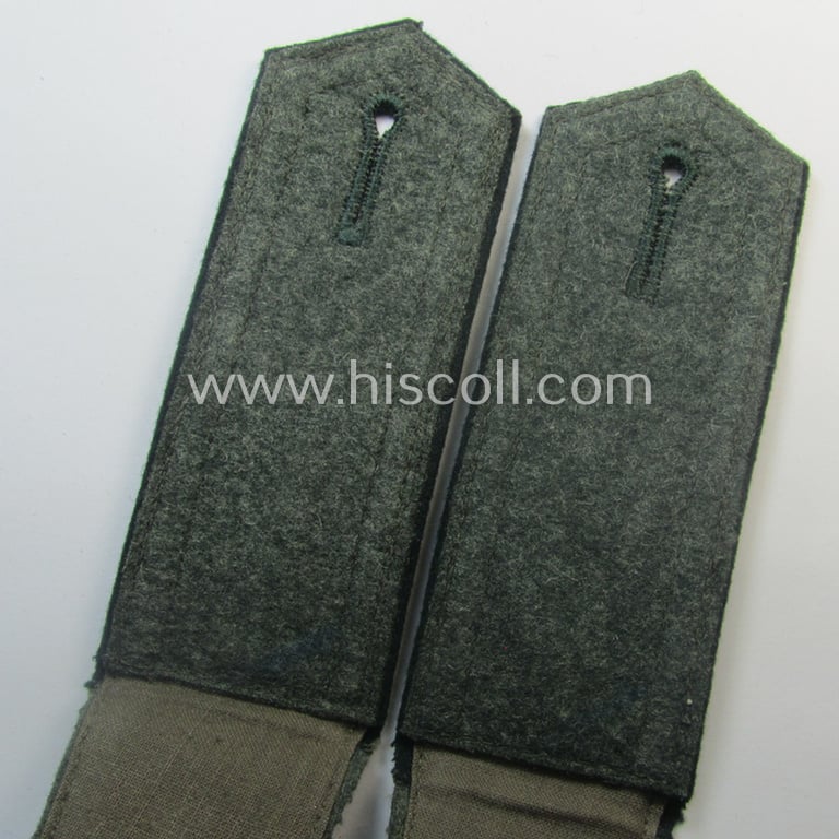 'Virtually mint' pair of WH (Heeres) neatly 'cyphered' ('M36'- ie. 'M40'-pattern and/or pointed-style) NCO-type shoulderstraps: 'Uffz. des Infanterie-Rgts. 41'