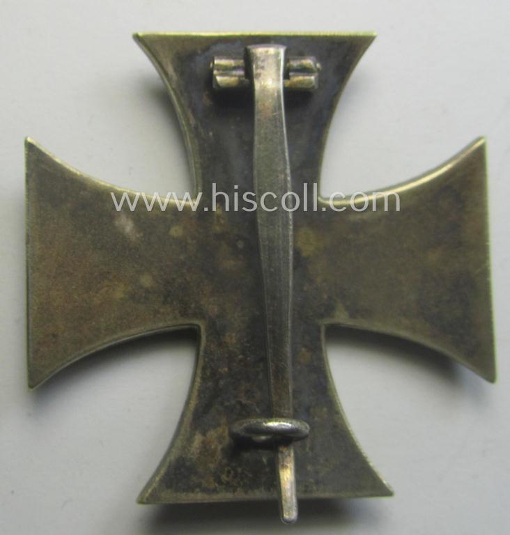 WWI-period, Iron Cross 1st class (or: 'Eisernes Kreuz 1. Klasse') being a very nicely preserved- (albeit typical non-maker-marked!) example (that was presumably produced in the late thirthies)