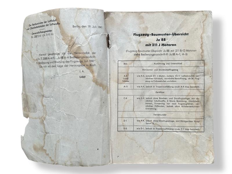 Instruction Manual JU88 A-4