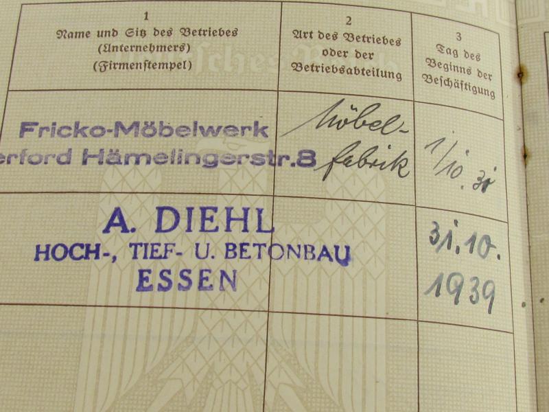 German Arbeitsbuch 1st pattern