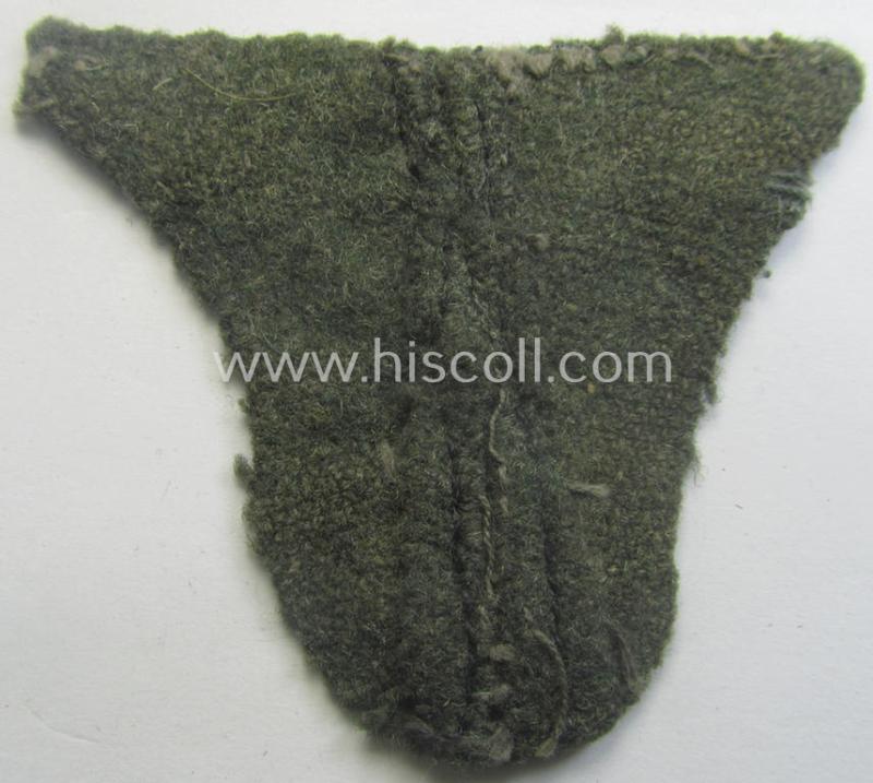 Interesting, WH (Heeres) cap-eagle/cocarde (ie. cap-set) as both executed in 'BeVo'-weave pattern that comes still mounted onto its 'cut-out' cap front-piece