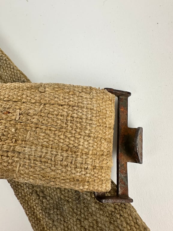 RARE Wehrmacht tropical ‘Afrikakorps’ belt  by  "E. Schneider"
