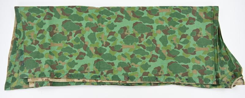 US Navy WW2 Camouflage Shelter /Rain Poncho