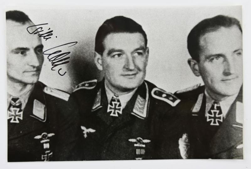 Signature of Luftwaffe KC Recipient 'Wilhelm Noller'